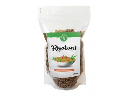 Konopné těstoviny rigatoni 400 g - Zelená Země