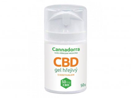 CBD gel hřejivý, 50 g