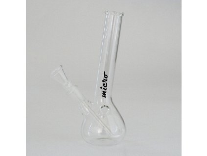 Skleněný bong Simax Micro 16 cm Lazy Boy  Mini bong s náklonem pro pohodlné použití