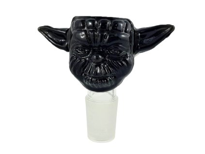 glass bowl alien black