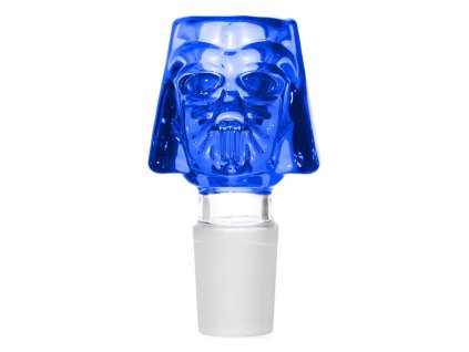 glass bowl darth vader blue