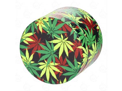 KOVOVÁ DRTIČKA HERB RASTA BRO | 4-PTS 55 MM