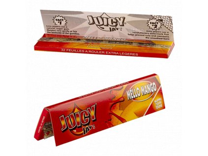 Juicy Jay's King Size Slim Mello Mango – ochucené papírky s mangovou příchutí  | Juicy Jay's KS Slim Mello Mango | ochucené papírky s mangem