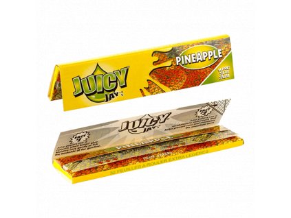 Juicy Jay’s King Size Slim Pineapple Flavored Rolling Papers  pineapple-flavored King Size Slim rolling papers