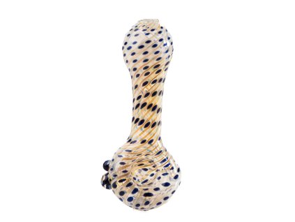 Pyrex Pipe Hedgehog Blue – glass one-hitter  Pyrex Pipe Hedgehog Blue – glass one-hitter
