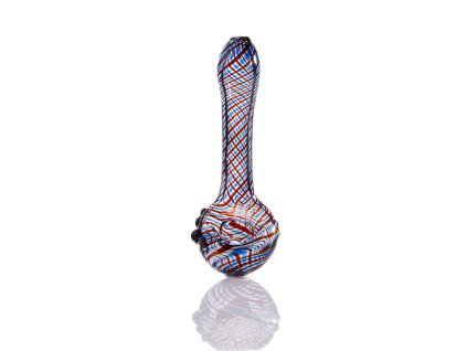Pyrex Pfeife Hypnotic – Glas One-Hitter  Robuste Pyrex Glaspfeife mit Hypnotic Design
