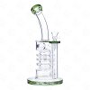 GLASS BONG SPRING HONEYCOMB 25 CM GREEN