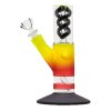 GLASS BONG AMSTERDAM RASTA SPIRAL 40 CM