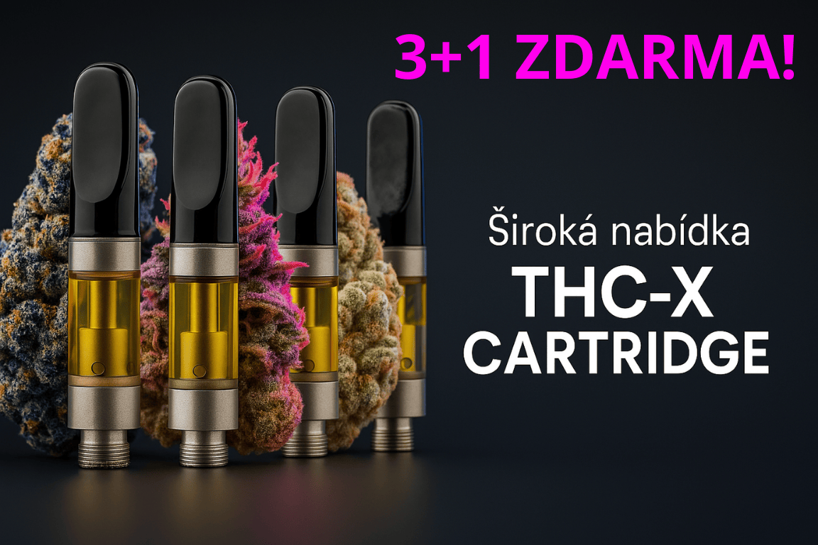 THC-X Cartridge 3+1 ZDARMA