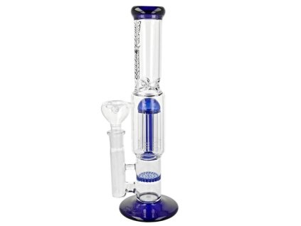 7367 3 bong skleneny super heroes ice blue 30 cm