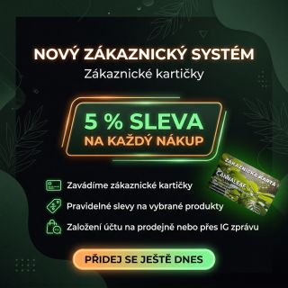Spouštíme nový zákaznický systém, který ti přinese výhody při každém nákupu 💳✨ 🔥 5 % sleva na každý nákup Po založení účtu...
