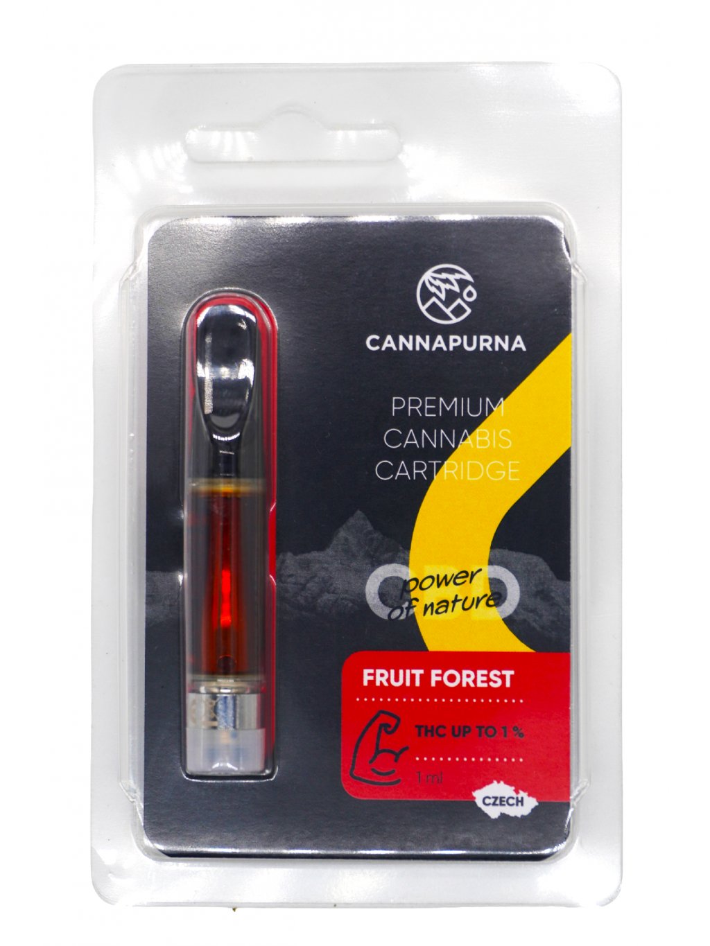 Cannapurna CBD vape cartridge < 1% THC Množství: 1