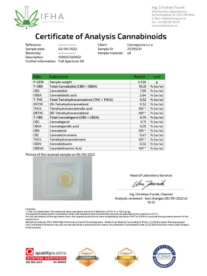OLEJ CBD 1000mg