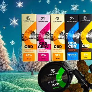 🎄 Vánoce s Cannapurnou: Sleva 50 % na všechny produkty! 🎄 Milí přátelé, vánoční čas je tady – čas klidu, pohody a radosti....