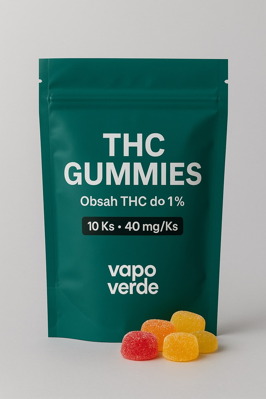 🍬 THC Gummies od Vapo Verde – jemná euforie v každém kousku