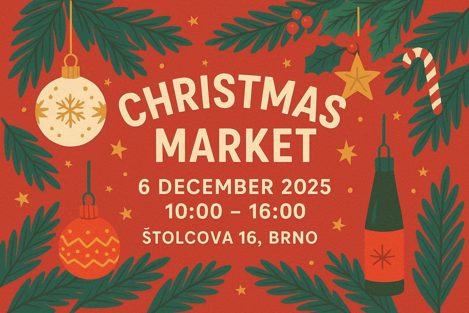 🎄 CannaSoul na vánočním jarmarku v Brně – přijď si užít sváteční atmosféru s námi!