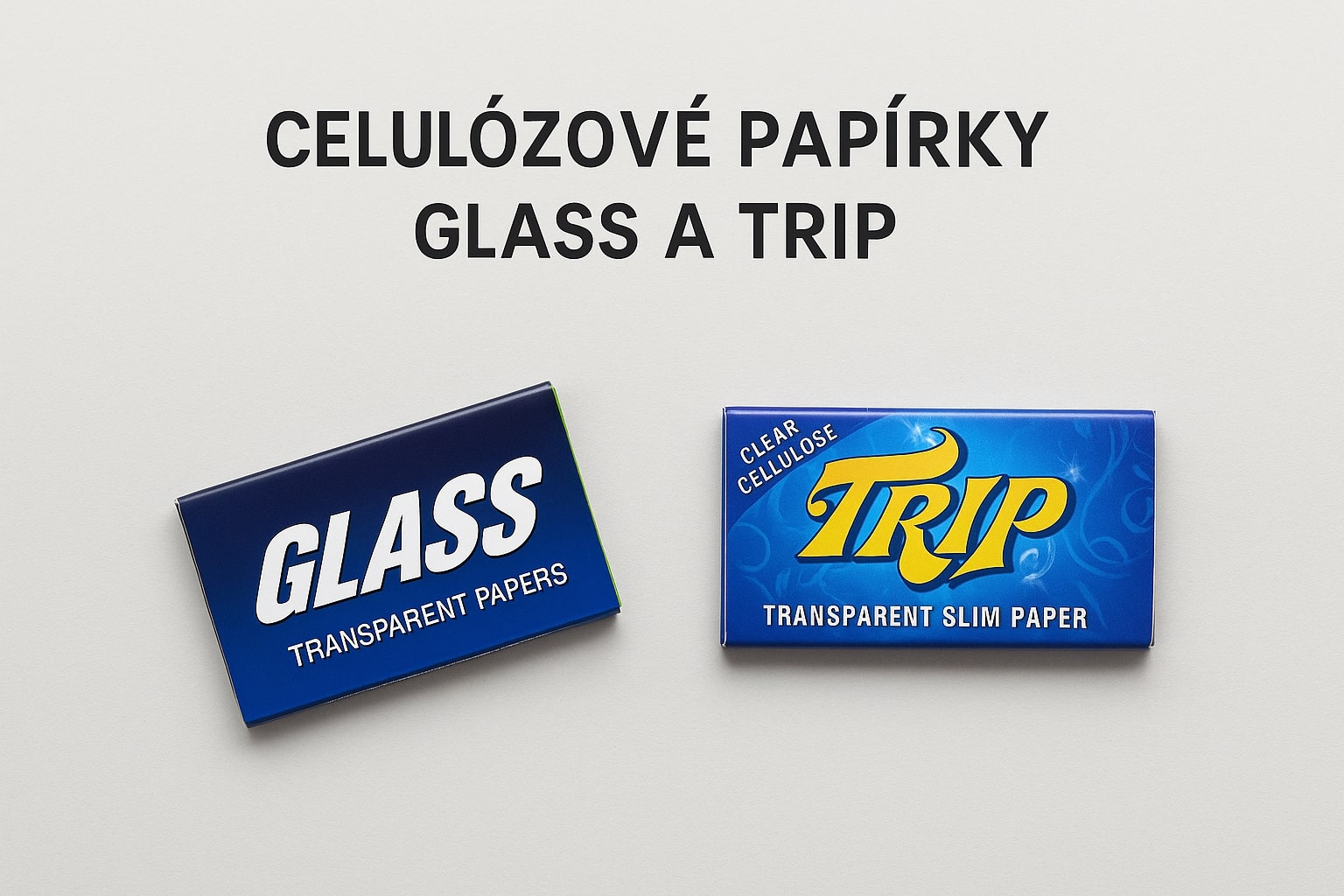 Novinka v našem sortimentu: Průhledné celulózové papírky Glass a Trip