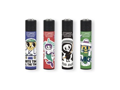 Clipper Striker Skulls (Clipper Set - 4ks Set 4 kusů)
