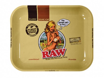 RAW Girl Rolling Tray Large removebg preview