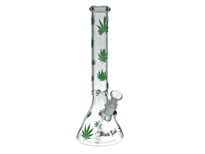 black leaf beaker bong eis 30cm removebg preview