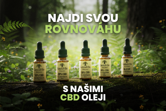Konopné oleje CBD, CBN a CBG