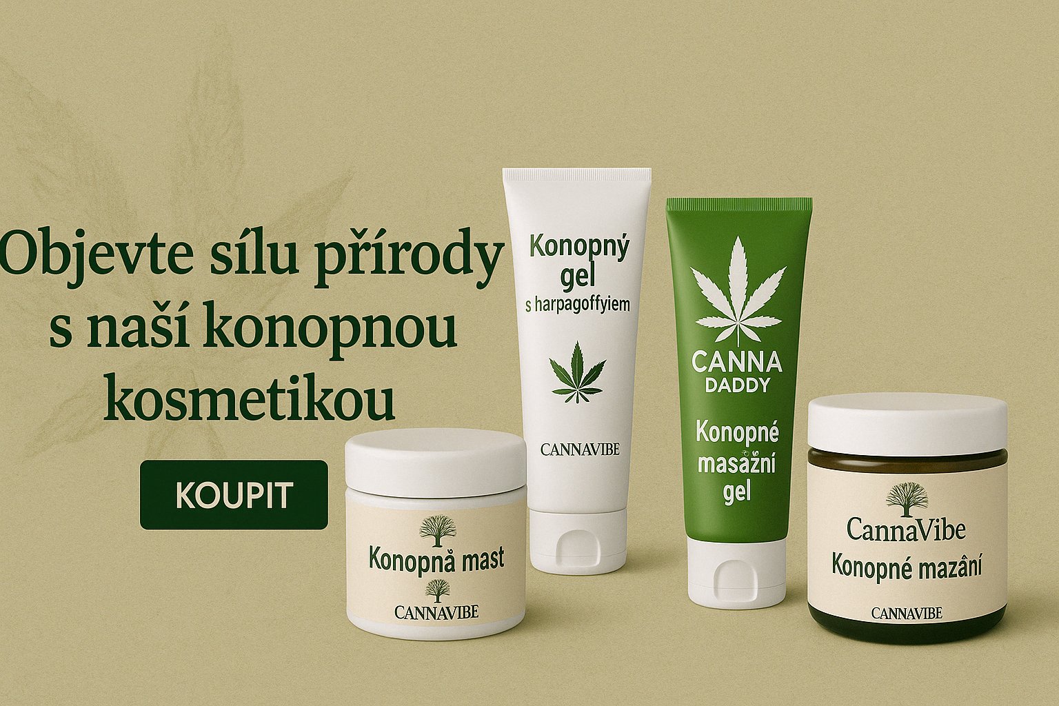 CBD konopná kosmetika
