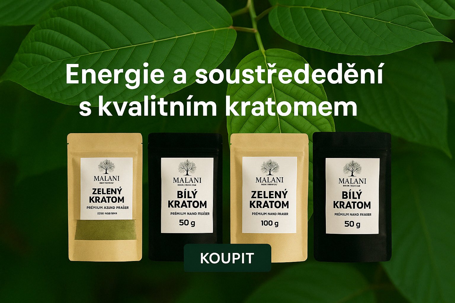 Kratom prémiové kvality cannvibe.cz