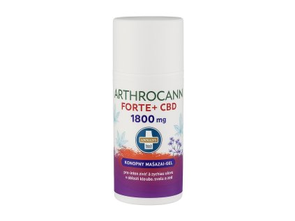 Arthrocann Gel Forte+ 1 800 mg CBD — kolosální úleva pro klouby a svaly
