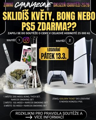 🎉 CANNAZONE ZIMNÍ SKLIZEŇ (SOUTĚŽ) 2026 Hrajeme o ceny v hodnotě přes 25 000 Kč 👀 A pozor — běží DVĚ soutěže současně 👇...