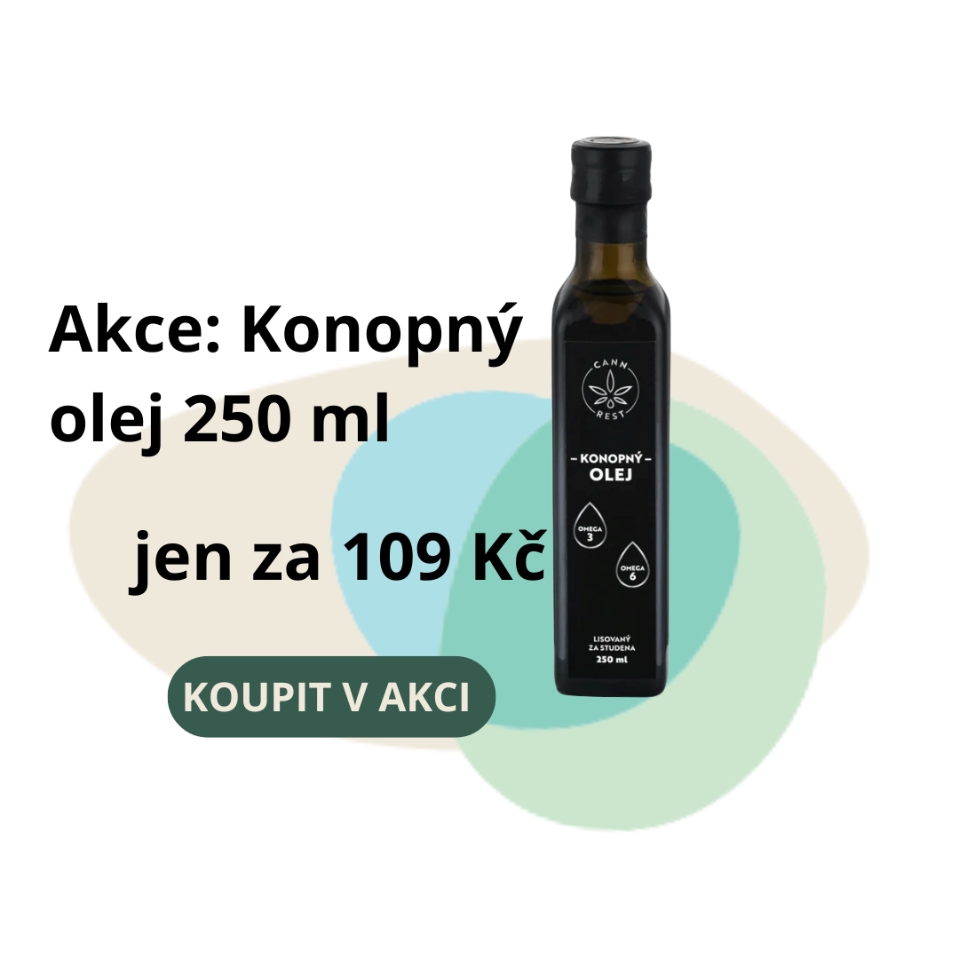 AKCE: Konopný olej PURE