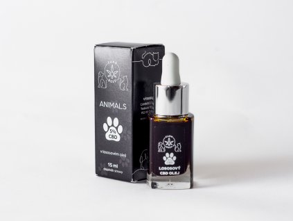 ANIMALS - 5% CBD Lososový olej - 15 ml