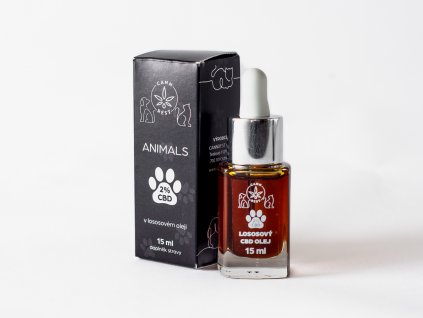 ANIMALS - 2% CBD Lososový olej - 15 ml