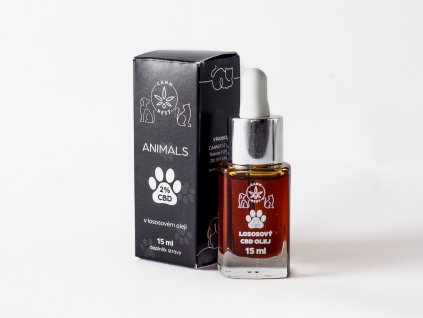 ANIMALS - 2% CBD Lososový olej - 15 ml