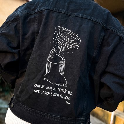 DŽÍNOVÁ BUNDA VÝJIMEČNÁ