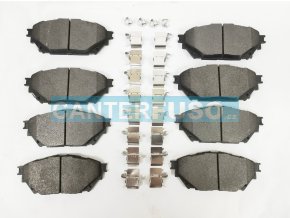 Přední brzdové desky (komplet s montážním materiálem)