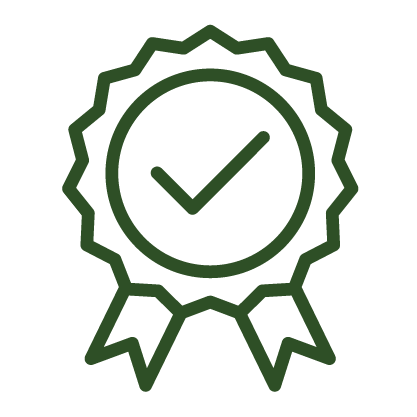 We must be confident in the quality before we offer the product to you