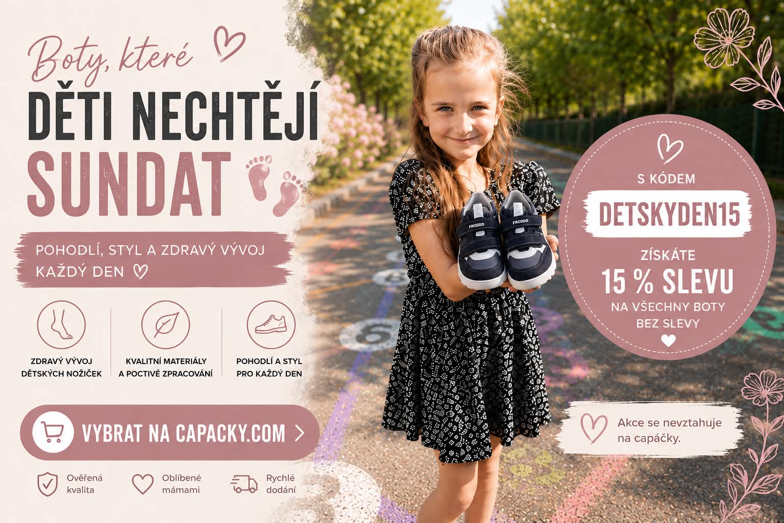Sleva 15% na dětskou obuv