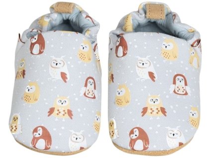 Bavlnene capacky s kozenou podrazkou se sovickami lait et miel capacky.com 02