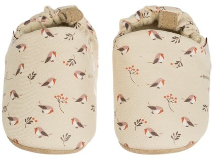 Bavlnene capacky s kozenou podrazkou s ptacky lait et miel capacky.com 02