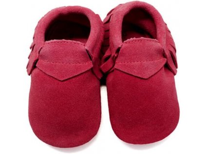 Kozene capacky mokasinky cervene lait et miel 01