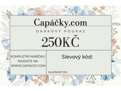 Dárkový poukaz, 250 Kč