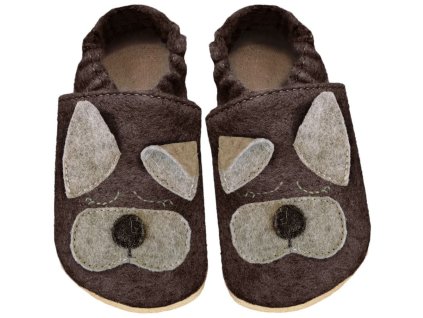 Merino capacky s kaucukovou podrazkou s pejskem funky monkey capacky.com 01