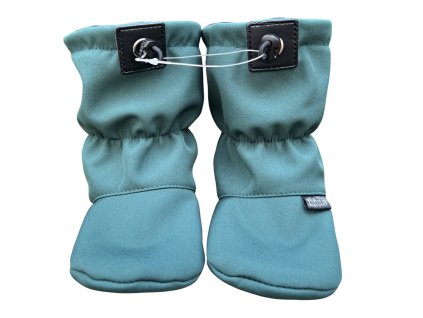 Softshellové capáčky s microfleecem zelené KUKUKAM