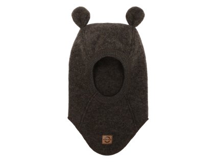 50040 Wool Fullface w Ears Dark Brown Melange Main