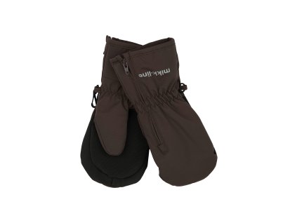 93039 Nylon Mittens w zipper Raisin Extra 0