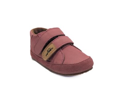 Dětské celoroční barefoot boty růžové B 1408 - PEGRES