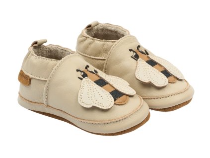 2001ML Leather Slipper 3D Bees Main