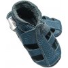 Kozene capacky s kozenou podrazkou sandale modre ebooba capacky.com 03