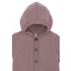50033ML 1 Wool Baby Suit w. Hood Twilight Mauve Extra 3