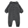 50033ML 1 Wool Baby Suit w. Hood Anthracite Melange Extra 0